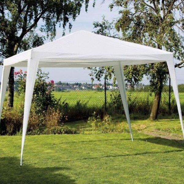 GAZEBO PE 300X300X250CM BIANCO - immagine 4