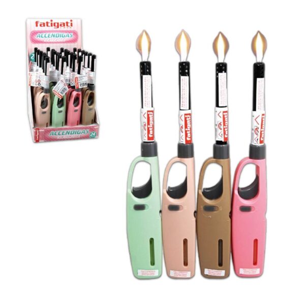 ACCENDIGAS FATIGATI COLORI ASSORTITI