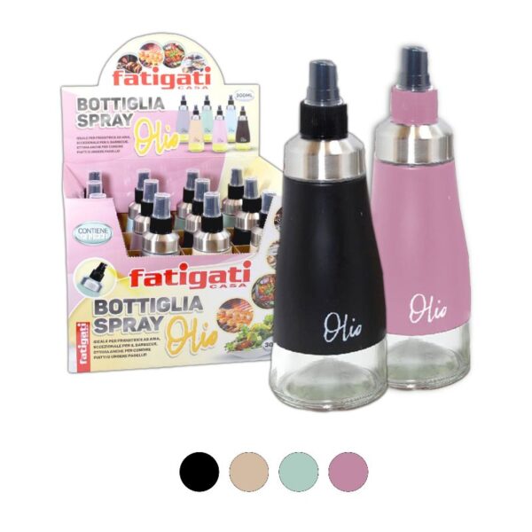 BOTTIGLIA OLIO FATIGATI 300ML SPRAY  IDEALE PER FRIGGITRICE AD ARIA ASSORTITA