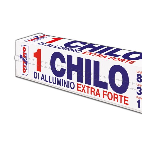 ALLUMINIO OTTIMO 1 CHILO 80 METRI  ROTOLO - immagine 3