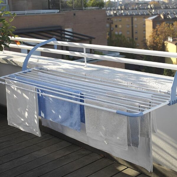 STENDIBIANCHERIA DA BALCONE ROXY 11M BIANCO IN RESINA - immagine 4