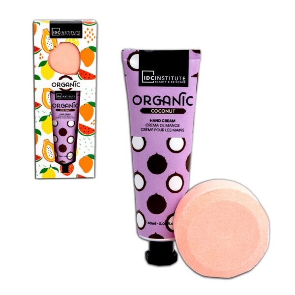 CONFEZIONE REGALO IDC INSTITUTE 2PZ  CREMA MANI 60ML BOMBA DA BAGNO 80G