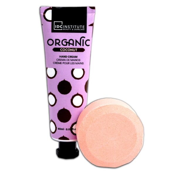 CONFEZIONE REGALO IDC INSTITUTE 2PZ  CREMA MANI 60ML BOMBA DA BAGNO 80G - immagine 3