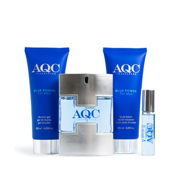 BOX REGALO AQC FRAGRANCES BLUE POWER MEN - immagine 3