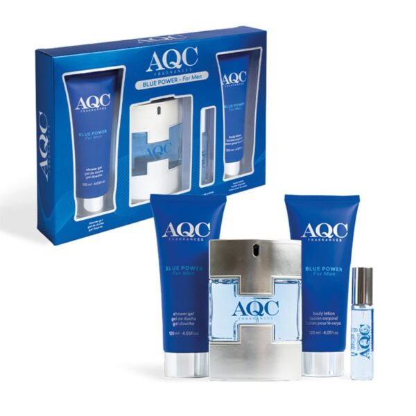 BOX REGALO AQC FRAGRANCES BLUE POWER MEN - immagine 4