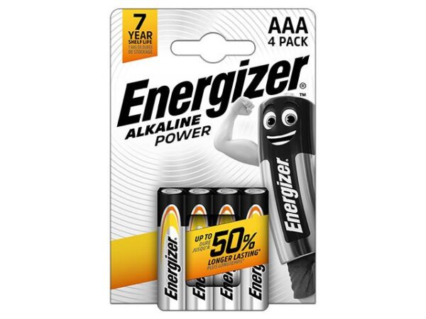 PILE ENERGIZER POWER AAA MINI STILO B4