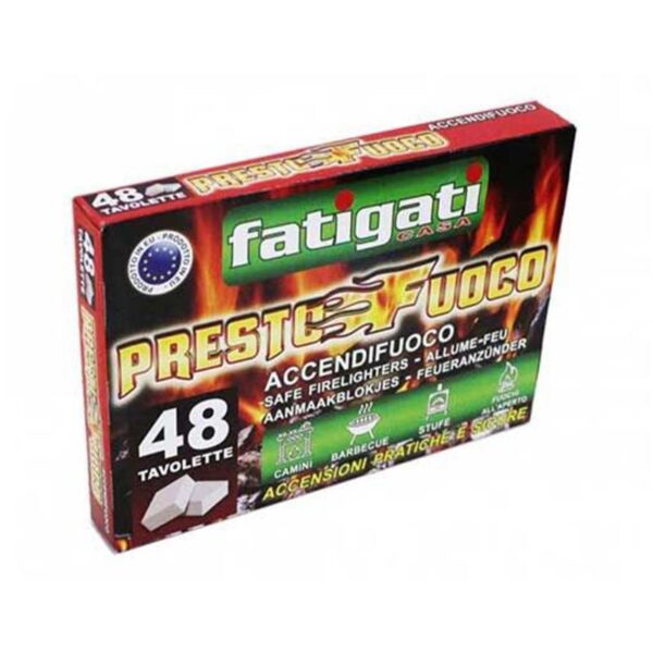 ACCENDIFUOCO FATIGATI 48PZ BIANCO