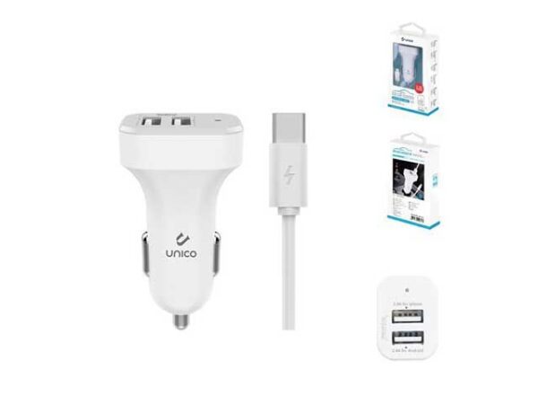 SPINA 2 PORTE USB AUTO SAMSUNG CON CAVO