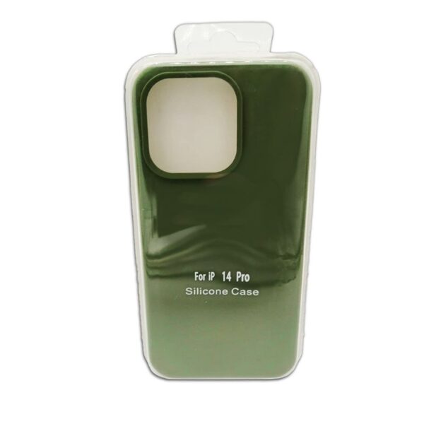 COVER 63 IPHONE 14 PRO VERDE IN SILICONE