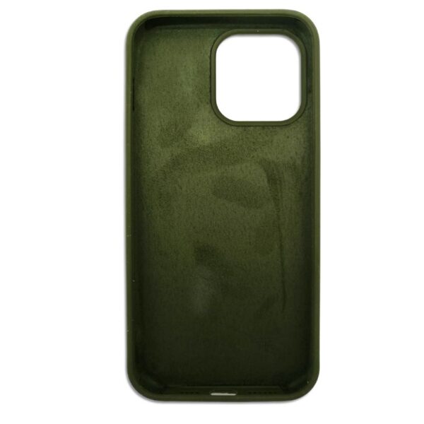 COVER 63 IPHONE 14 PRO VERDE IN SILICONE - immagine 3