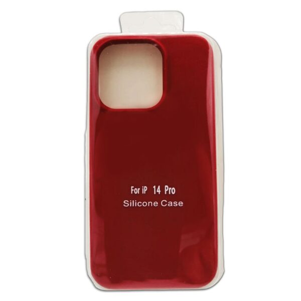 COVER 31 IPHONE 14 PRO ROSSA IN SILICONE