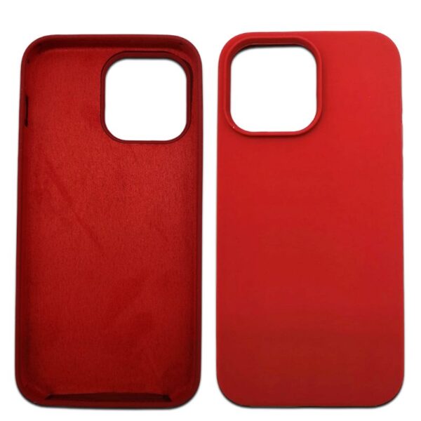 COVER 31 IPHONE 14 PRO ROSSA IN SILICONE - immagine 2