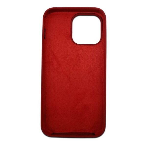 COVER 31 IPHONE 14 PRO ROSSA IN SILICONE - immagine 3