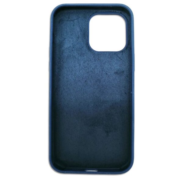 COVER 20 IPHONE 14 PRO MAX BLU IN  SILICONE - immagine 3