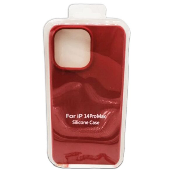 COVER 31 IPHONE 14 PRO MAX ROSSA IN  SILICONE