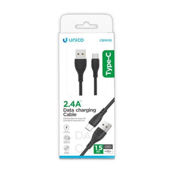 CAVO USB TYPE C 1,5MT NERO - immagine 2