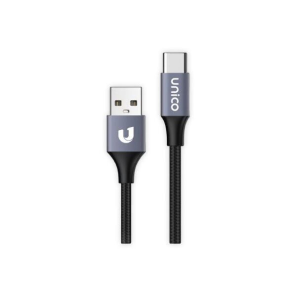 CAVO USB TO TYPE C ALLUMINIO 1MT GRIGIO ANTRACITE - immagine 4