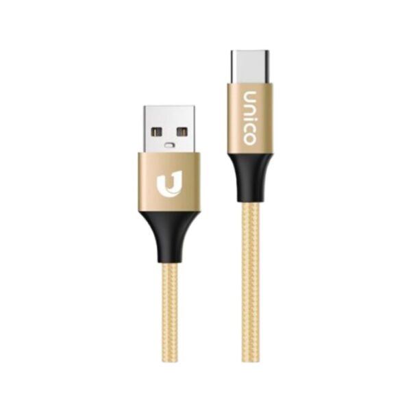 CAVO USB TO TYPE C ALLUMINIO 1MT ORO - immagine 4