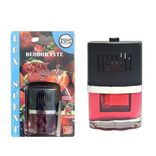 DEODORANTE AUTO BOTTIGLINA LUX SCENT FRAGOLA