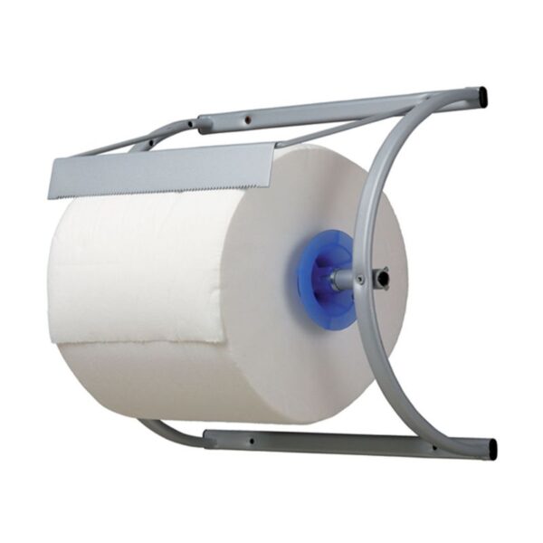 CARRELLO PORTA ROTOLO DA MURO SILVER METALIZZATO