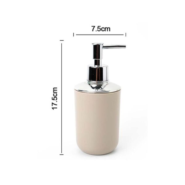 DISPENSER SAPONE BAGNO LINEA MILANO  17,5X7,5CM IN PLASTICA - immagine 2