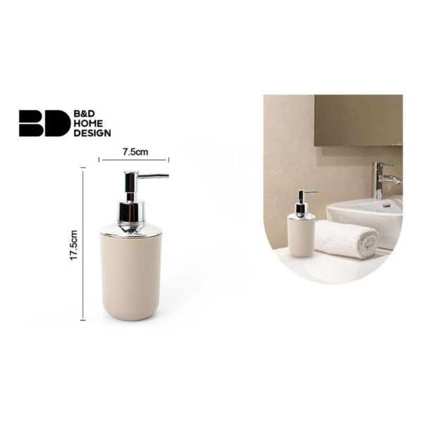 DISPENSER SAPONE BAGNO LINEA MILANO  17,5X7,5CM IN PLASTICA - immagine 3