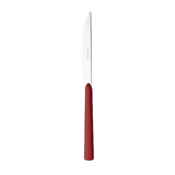 COLTELLO DA TAVOLA FAST MANICO  ROSSO