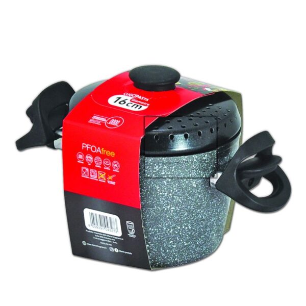 PADELLA CUOCIPASTA FAST INDUCTION 16CM IDEALE ANCHE PER COTTURA A FUOCO - immagine 2