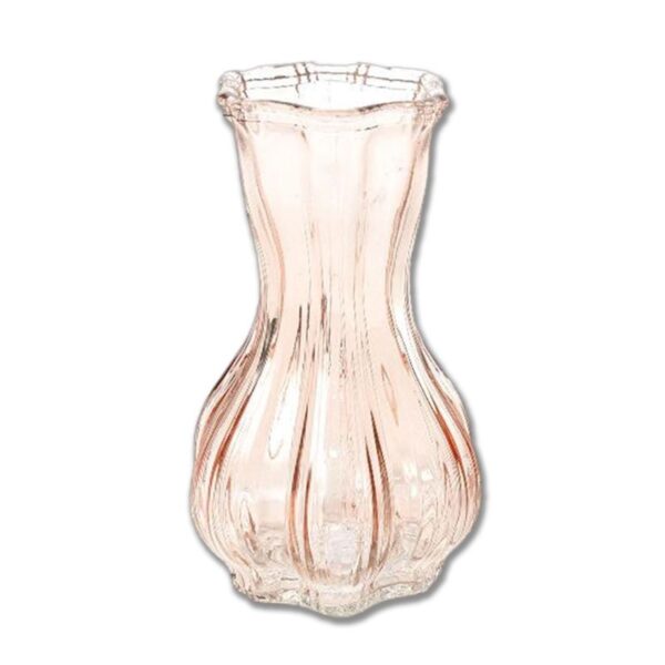 VASO IN VETRO COLORATO 8XH.15CM  ASSORTITO - immagine 2