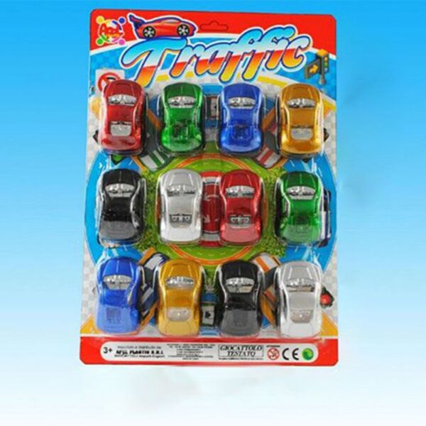 GIOCO AUTO METAL 12PZ RETROCARICA - immagine 3