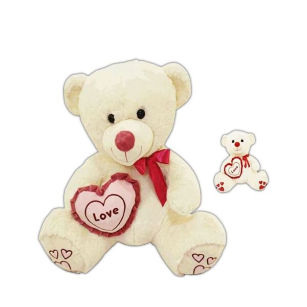 PELUCHE ORSO CON CUORE 55CM