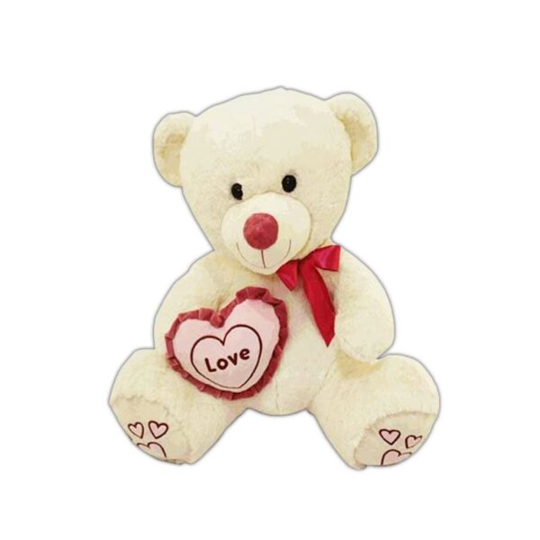 PELUCHE ORSO CON CUORE 55CM - immagine 2