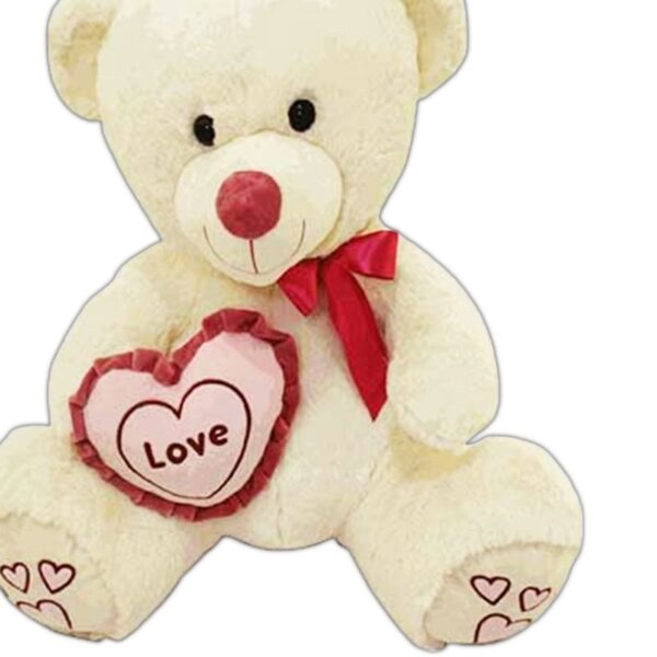 PELUCHE ORSO CON CUORE 55CM - immagine 3