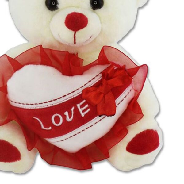 PELUCHE ORSO CON CUORE 22CM - immagine 2