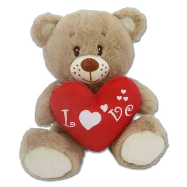 PELUCHE ORSO CON CUORE 22CM