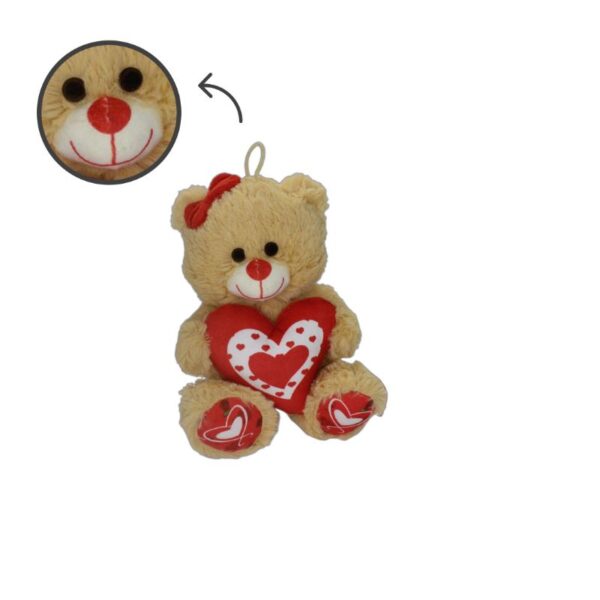 PELUCHE ORSO CON FIOCCO 55CM - immagine 4