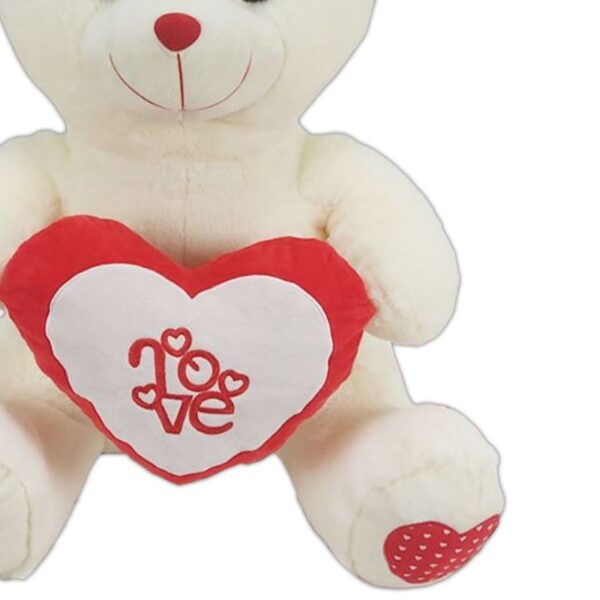 PELUCHE ORSO CON CUORE 55CM - immagine 2