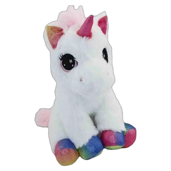 PELUCHE UNICORNO SEDUTO 22CM