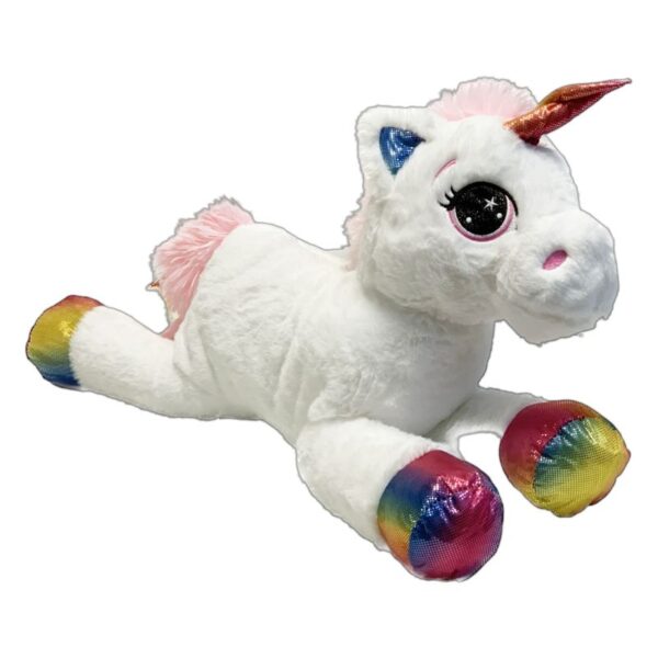 PELUCHE UNICORNO SDRAIATO 55CM