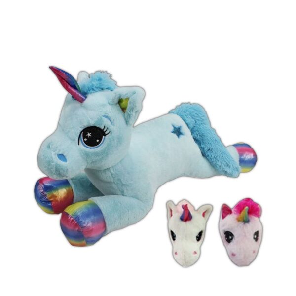 PELUCHE UNICORNO SDRAIATO 75CM