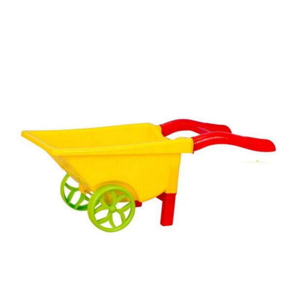 GIOCO CARRIOLA 36CM CON PALETTE  E FORMINE - immagine 2