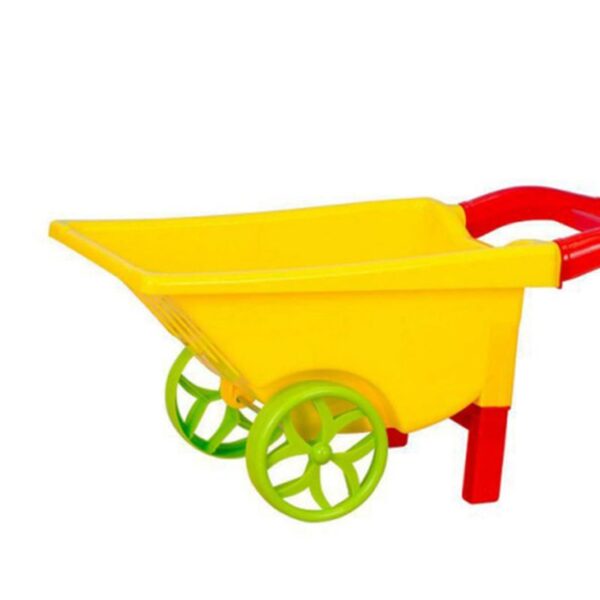 GIOCO CARRIOLA 36CM CON PALETTE  E FORMINE - immagine 3