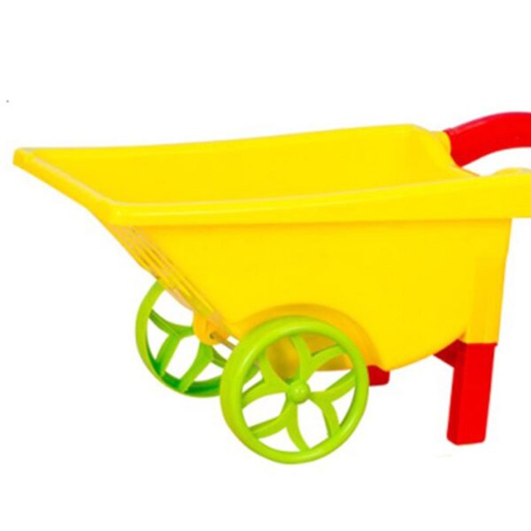 GIOCO CARRIOLA 48CM CON PALETTE  E FORMINA - immagine 3