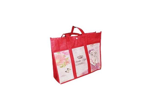 BORSA SHOPPER 40X32X10CM   IN TNT ASSORTITA - immagine 2