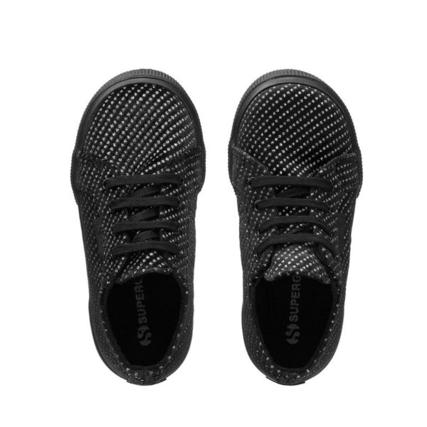 SCARPE SNEAKERS SUPERGA TG27 BLACK SILVE - immagine 2