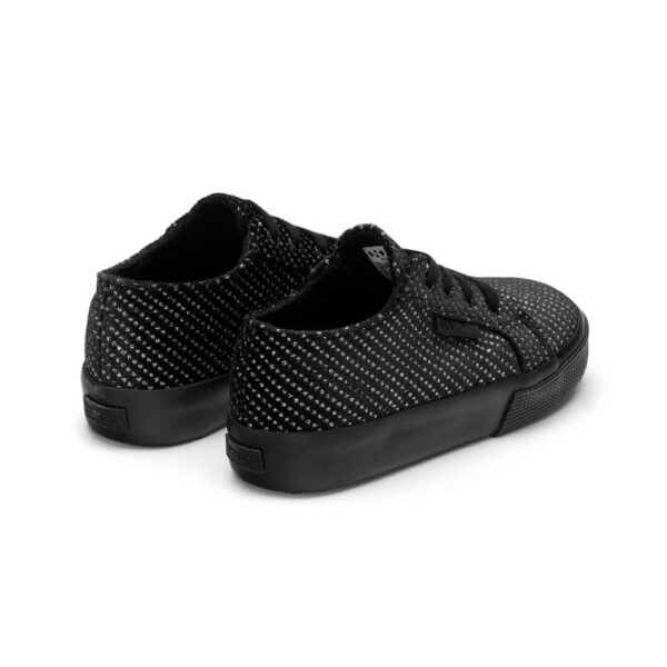 SCARPE SNEAKERS SUPERGA TG27 BLACK SILVE - immagine 4