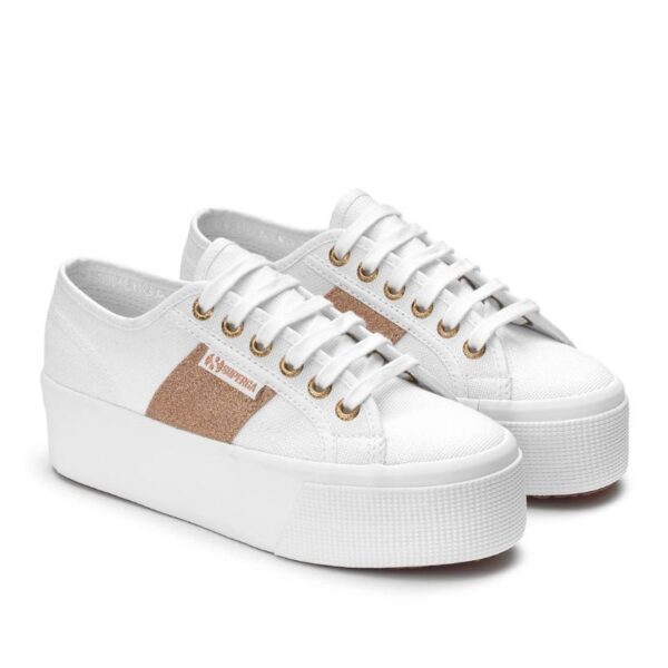 SCARPE SNEAKERS SUPERGA TG.40 GOLD