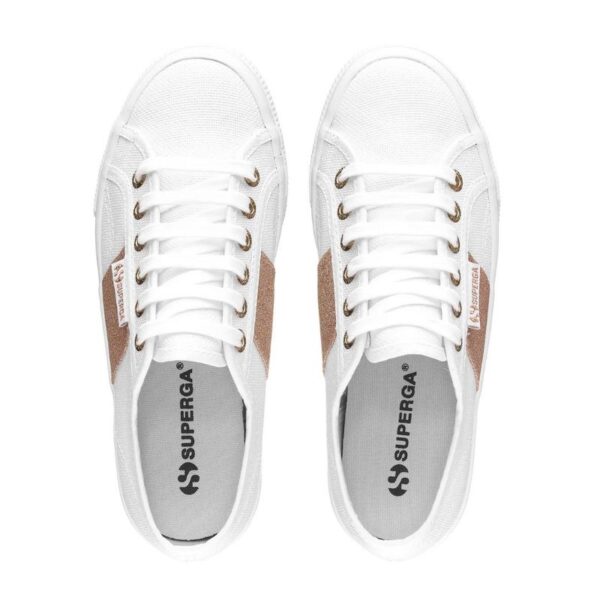 SCARPE SNEAKERS SUPERGA TG.40 GOLD - immagine 2
