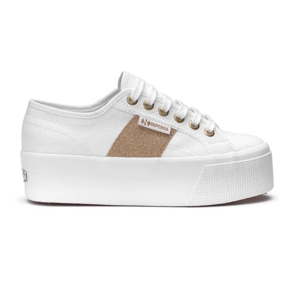 SCARPE SNEAKERS SUPERGA TG.40 GOLD - immagine 3