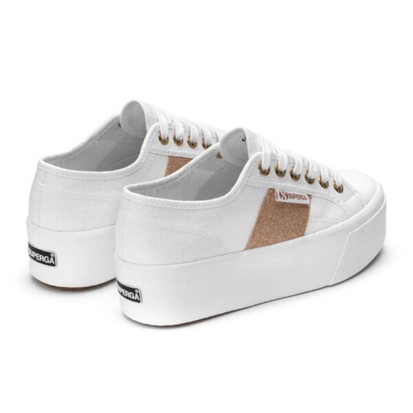 SCARPE SNEAKERS SUPERGA TG.40 GOLD - immagine 4